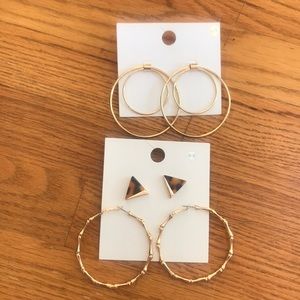 3 pairs of Forever 21 Earrings